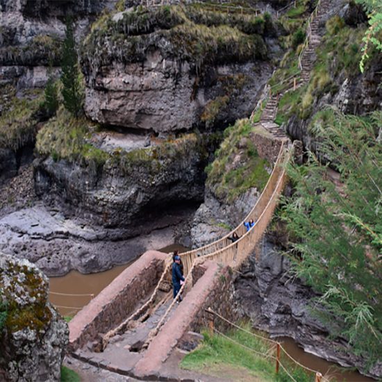Qeswachaca Living Inca Bridge-